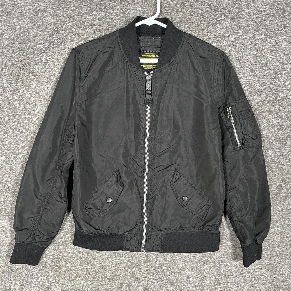 Alpha Industries Black Bomber Jacket